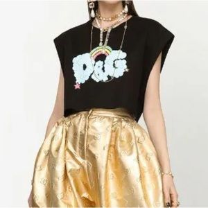 Dolce and Gabbana crop top
